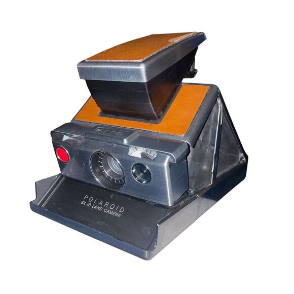 Vintage Polaroid SX-70 Land Camera Instant Film Camera‎ Flash and Case Untested - Picture 1 of 14